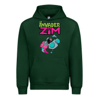 Forest Green Invader Zim Gir Urban Hoodie - artisFamous