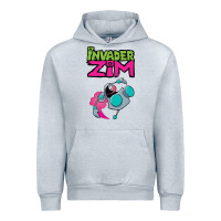 Heather Grey Invader Zim Gir Urban Hoodie - artisFamous
