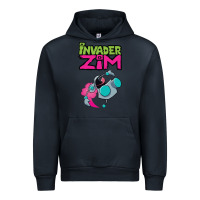 Navy Invader Zim Gir Urban Hoodie - artisFamous
