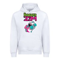 White Invader Zim Gir Urban Hoodie - artisFamous