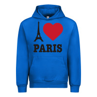 Cobalt i love paris eiffel tower funny Urban Hoodie - artisFamous