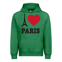 Emerald i love paris eiffel tower funny Urban Hoodie - artisFamous