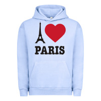 Pigment Grape Ice i love paris eiffel tower funny Urban Hoodie - artisFamous