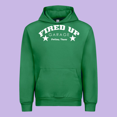 Fired Up Garage Urban Hoodie Designed By Artisfamous