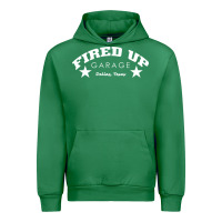 Emerald fired up garage Urban Hoodie - artisFamous