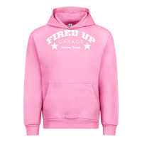 Fuchsia Pink fired up garage Urban Hoodie - artisFamous
