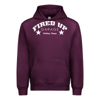 Mauve Wine fired up garage Urban Hoodie - artisFamous