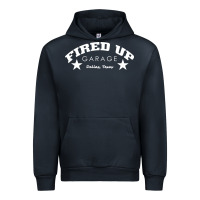 Navy fired up garage Urban Hoodie - artisFamous