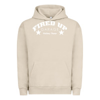 Pigment French Oak fired up garage Urban Hoodie - artisFamous