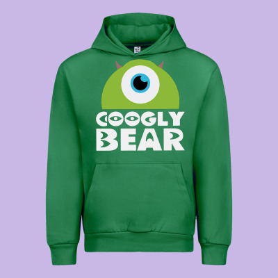 Googly Bear Urban Hoodie Designed By Artisfamous