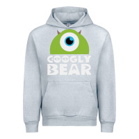 Heather Grey googly bear Urban Hoodie - artisFamous