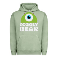 Pigment Oil Green googly bear Urban Hoodie - artisFamous
