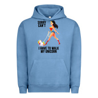 Pigment Pebble Blue wonder woman sorry can't Urban Hoodie - artisFamous