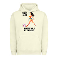 Pigment Pistachio wonder woman sorry can't Urban Hoodie - artisFamous