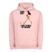 Pigment Salmon wonder woman sorry can't Urban Hoodie - artisFamous