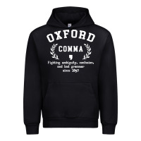 Black funny english grammar nerd Urban Hoodie - artisFamous