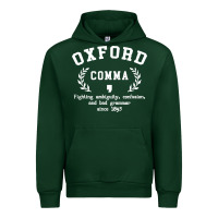 Forest Green funny english grammar nerd Urban Hoodie - artisFamous