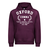 Mauve Wine funny english grammar nerd Urban Hoodie - artisFamous