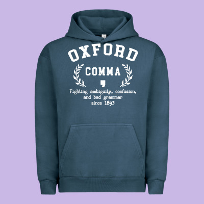 Funny English Grammar Nerd Urban Hoodie Designed By Artisfamous