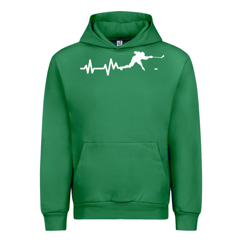 Hockey Player Heartbeat Ice Urban Hoodie by artisFamous | Teevron