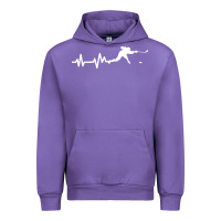 Tulip hockey player heartbeat ice Urban Hoodie - artisFamous