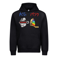 Black DAFTPUNK Japanese Urban Hoodie - artisFamous