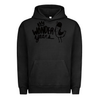 Pigment Black The Wonder Years Urban Hoodie - artisFamous