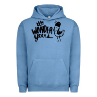 Pigment Pebble Blue The Wonder Years Urban Hoodie - artisFamous