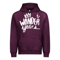Mauve Wine The Wonder Years Urban Hoodie - artisFamous