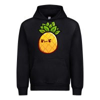 Black pineapple fruits Urban Hoodie - artisFamous