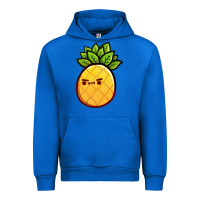 Cobalt pineapple fruits Urban Hoodie - artisFamous
