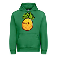 Emerald pineapple fruits Urban Hoodie - artisFamous