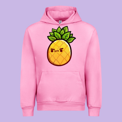 Pineapple Fruits Urban Hoodie Designed By Artisfamous