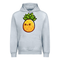 Heather Grey pineapple fruits Urban Hoodie - artisFamous