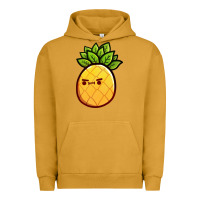 Pigment Peanut Butter pineapple fruits Urban Hoodie - artisFamous