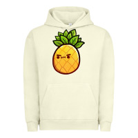 Pigment Pistachio pineapple fruits Urban Hoodie - artisFamous