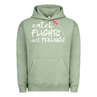 Pigment Oil Green flights Urban Hoodie - artisFamous