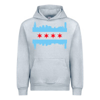 Heather Grey awesome chicago city Urban Hoodie - artisFamous
