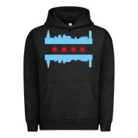 Pigment Black awesome chicago city Urban Hoodie - artisFamous