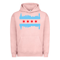Pigment Salmon awesome chicago city Urban Hoodie - artisFamous