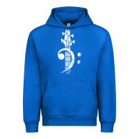 Musical Guitar Bass Urban Hoodie | Teevron