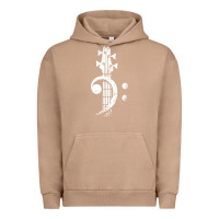 Pigment Burro musical guitar bass Urban Hoodie - artisFamous
