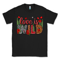 Black Love is wild Valentine's Day Classic Tee - HowdyJamesFarm