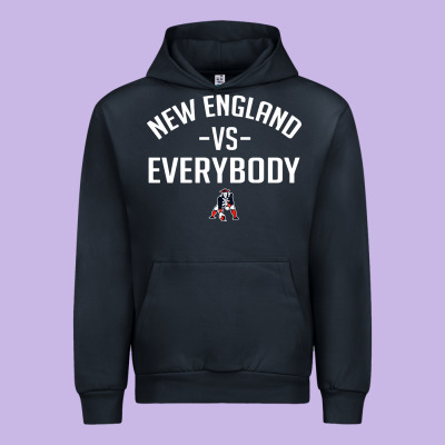 New England Everybody Urban Hoodie Designed By Artisfamous