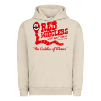 Pigment French Oak red wigglers Urban Hoodie - artisFamous