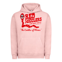 Pigment Salmon red wigglers Urban Hoodie - artisFamous