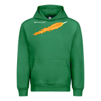 Emerald SpaceX Rocket Urban Hoodie - artisFamous