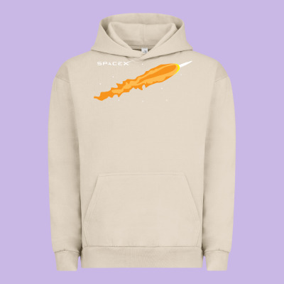 Spacex Rocket Urban Hoodie Designed By Artisfamous
