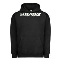 Pigment Black Greenpeace Urban Hoodie - artisFamous