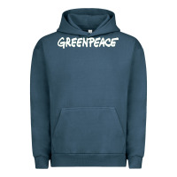 Pigment Midnight Navy Greenpeace Urban Hoodie - artisFamous
